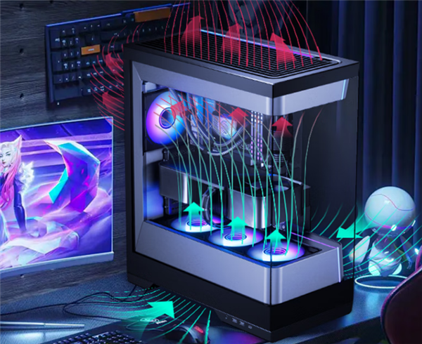 追风者Evolv S2机箱首发699元：三面钢化玻璃面板